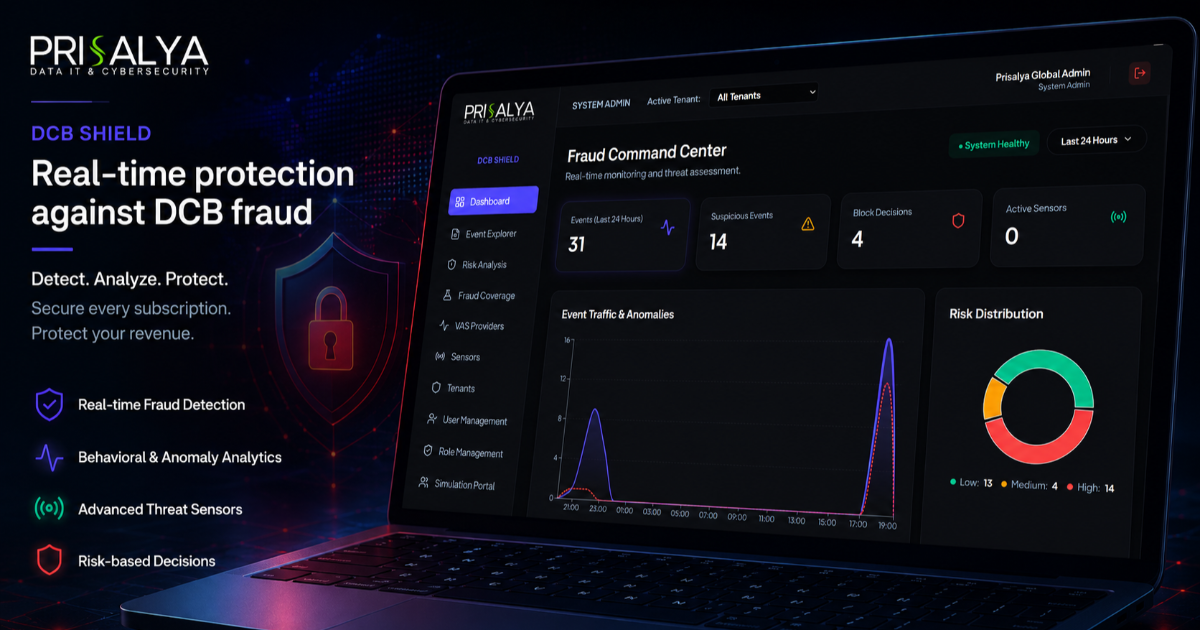 Introducing PRISALYA DCB Shield: Protecting Mobile Operators Against the Next Generation of Direct Carrier Billing Fraud