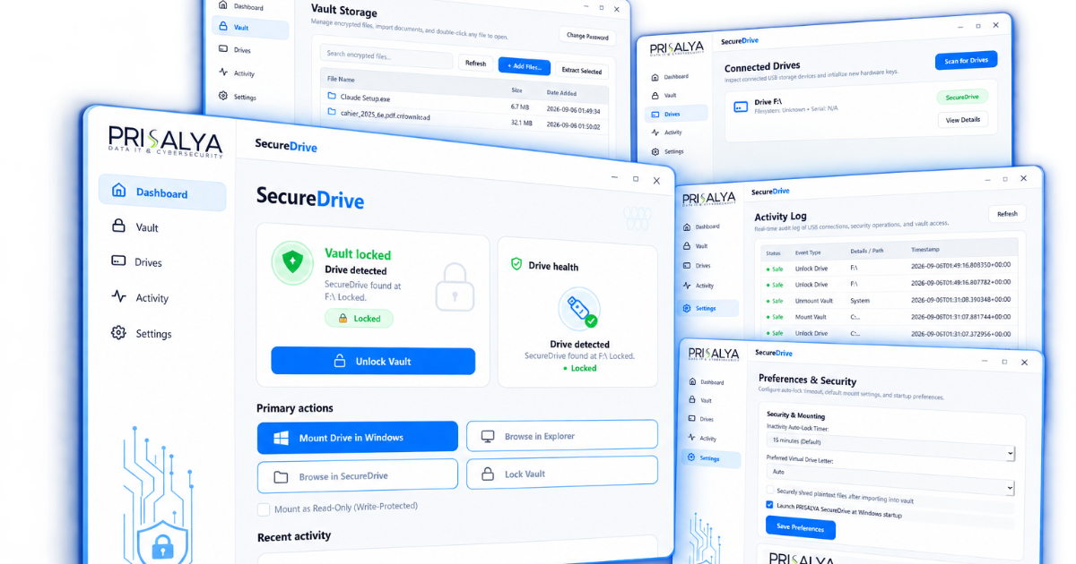 Prisalya Secure Drive: Turning Any USB Key Into a Real, Encrypted Windows Drive